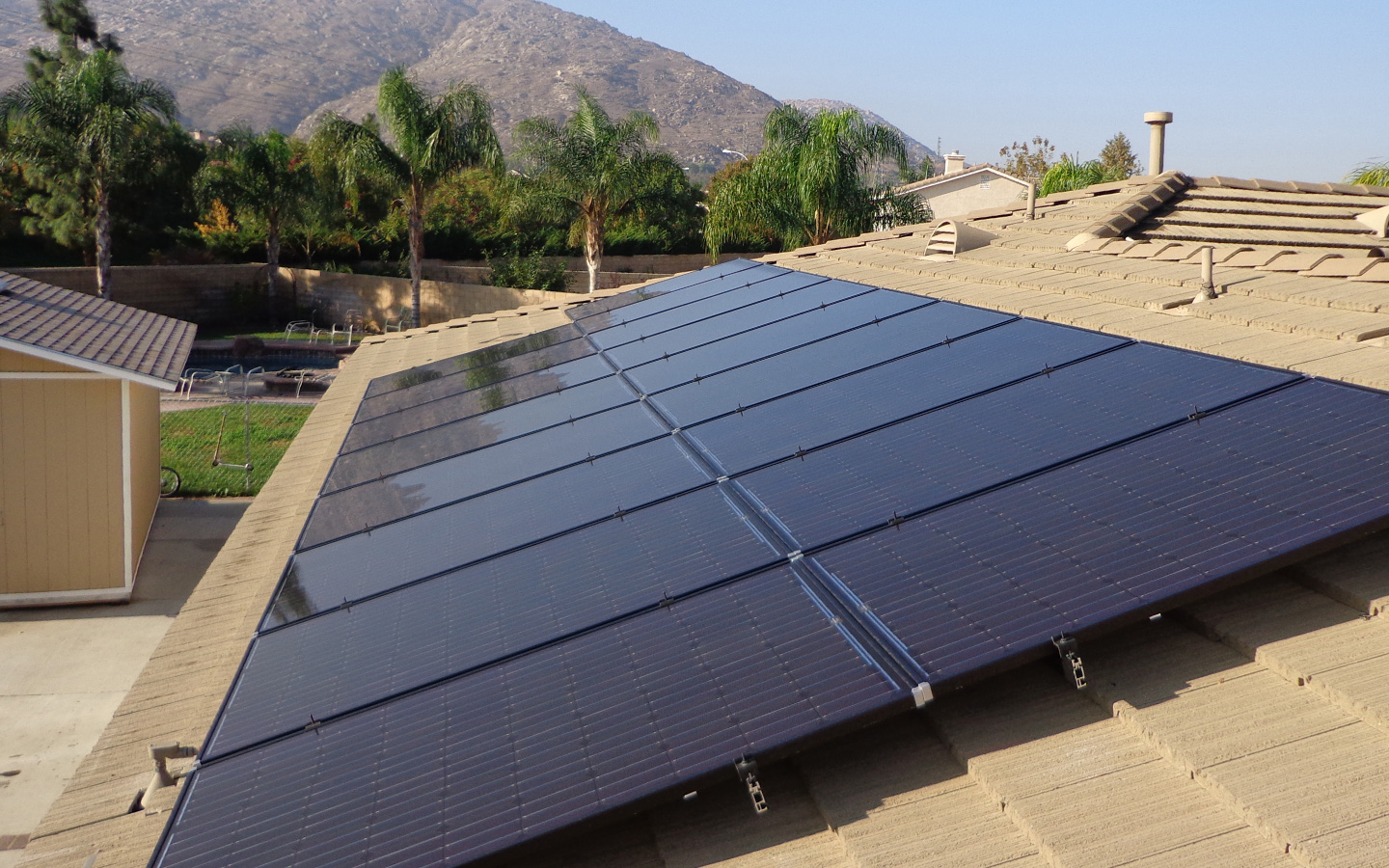 Solar Panels Glistening in the Sunlight, By Progressive Energy Solutions