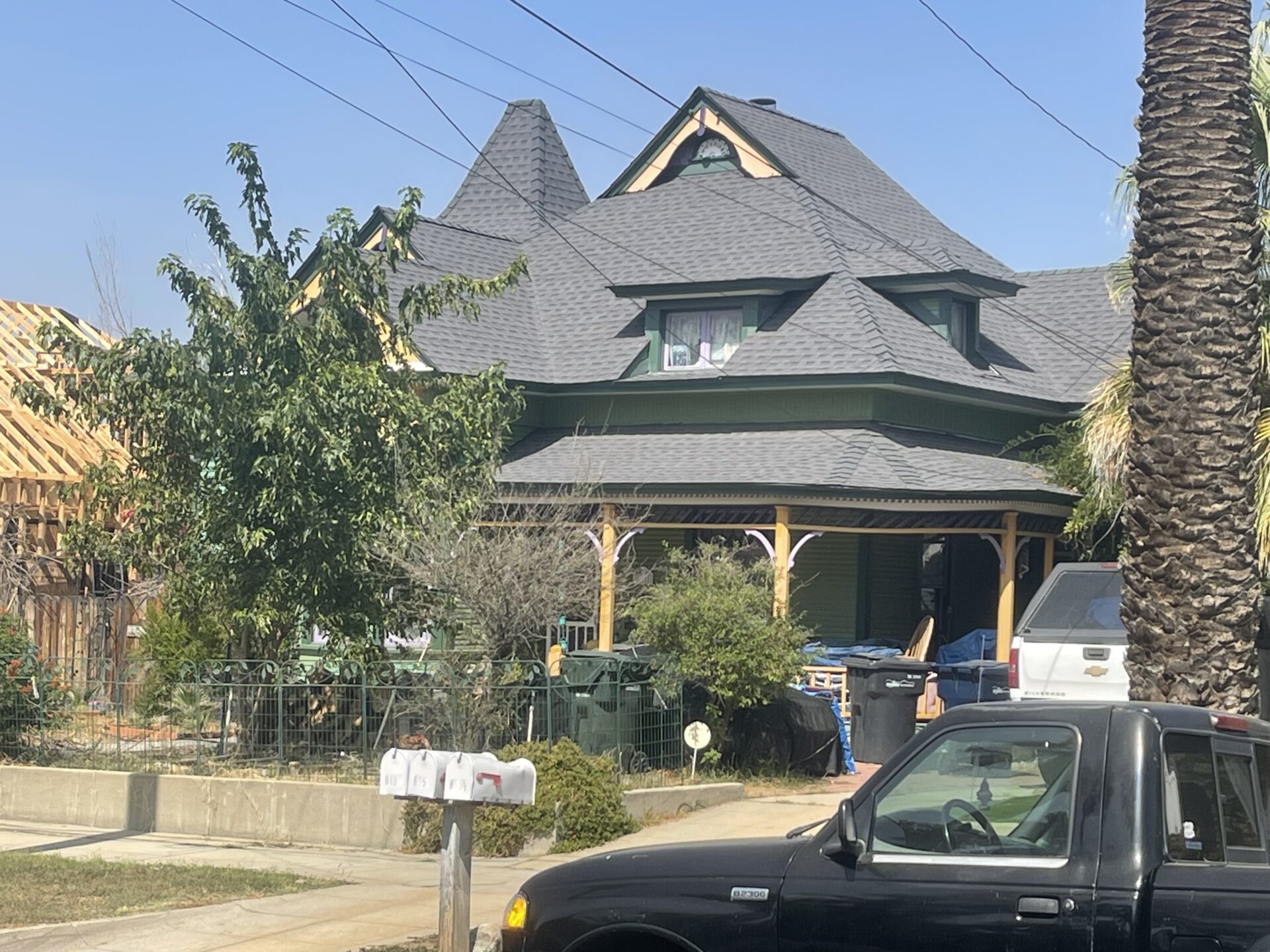 Lacock Family home in Redlands, Ca. this project was quite special with both its high Sloop roofing and intracity of its design. Also required some wood replacement due to its age.