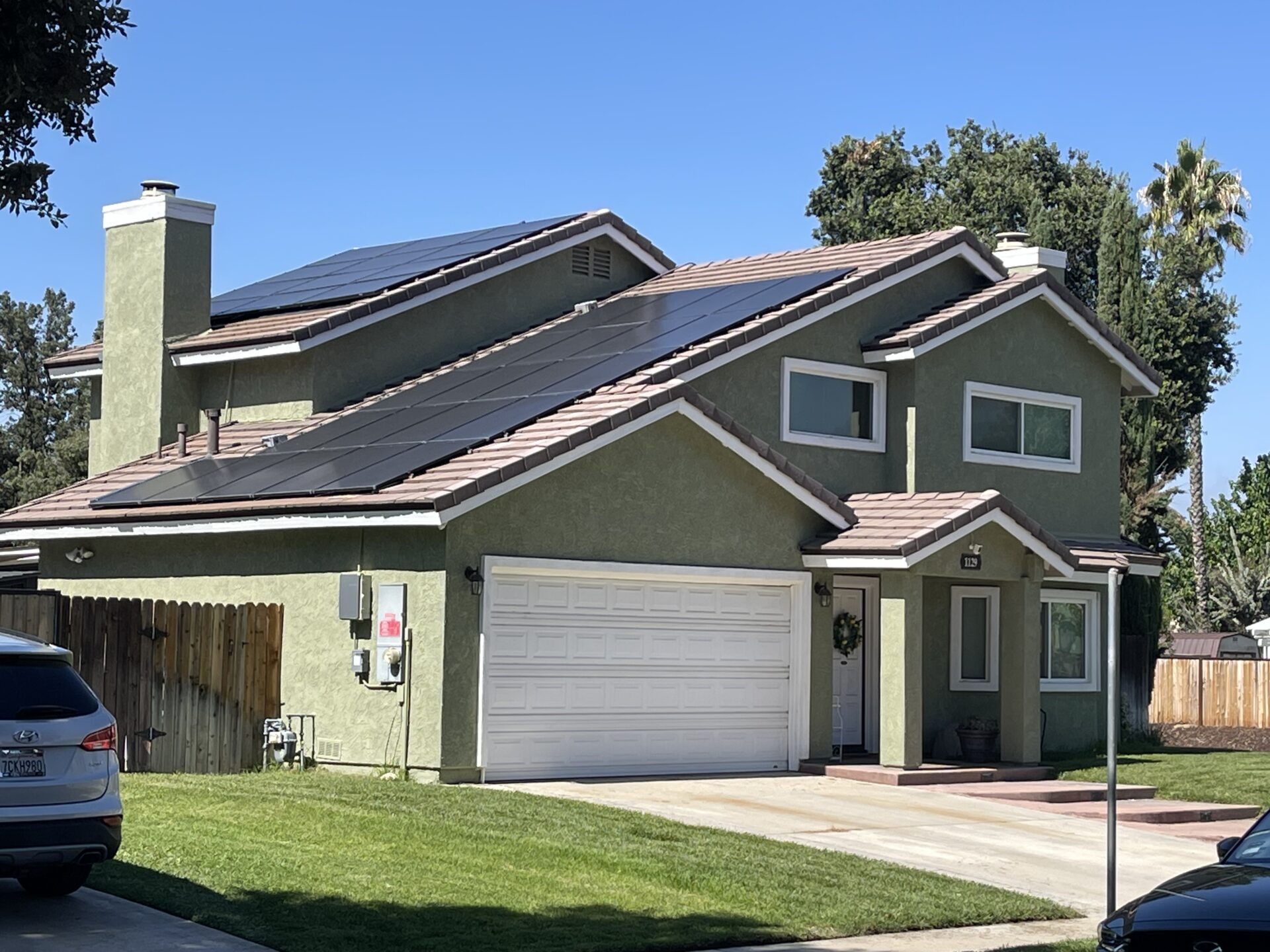Strode Family Home with a complete exterior makeover, new paint remove old wood siding, new roof, new solar, and a new full screened in patio in the backyard. House is the nicest on the street. This home is located on the north side of Redlands, Ca and it is amazing.